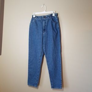 Woman's Lee Jeans Mom Elastic waist high rise Size